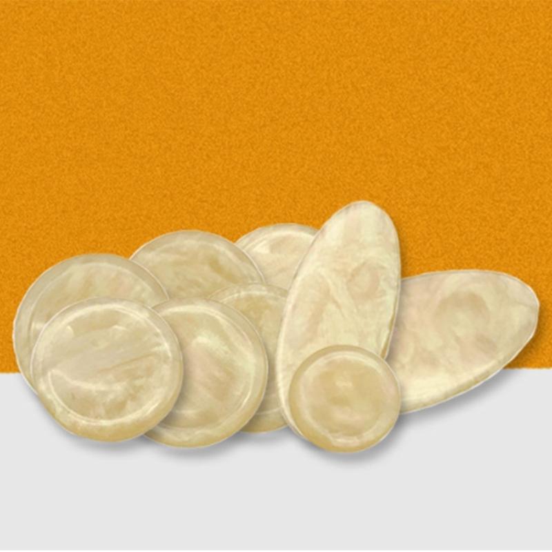 Saxophone Key Buttons Inlays Set Smooth Surfaces Wear Resistant Inlays Accessory for Saxophone Players