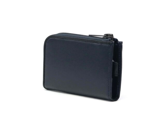 Yoshida Bag PORTER PLUME KEY CASE 179-03876 Navy Made in Japan Leather NEW