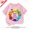 Camiseta Happy Tree Friends Estilo Kawaii Lindo Abrazos Dibujos Animados Gráfico Manga Corta Camiseta Oversize Casual Divertido Ropa Y2k