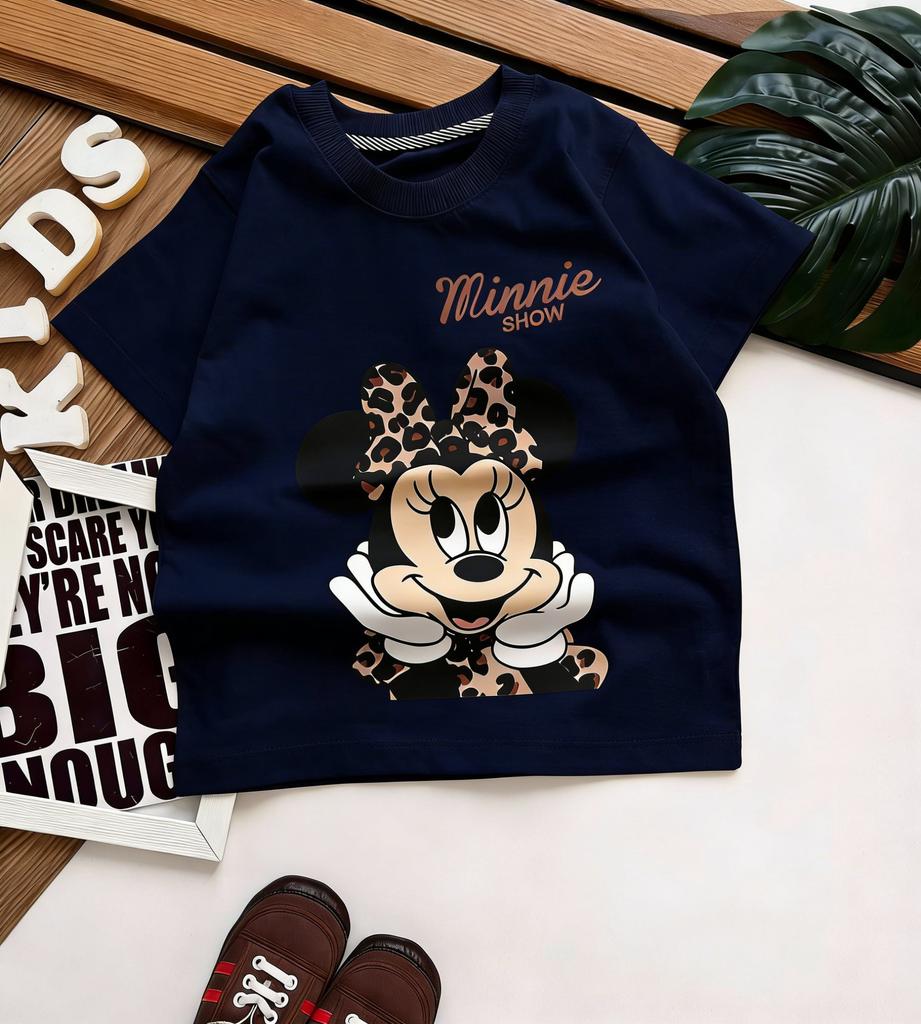2026 Summer Y2k Disney Minnie Mouse T Shirt Women Unisex Short Sleeve Tee Streetwear ParentChild Clothing Loose Casual Tops