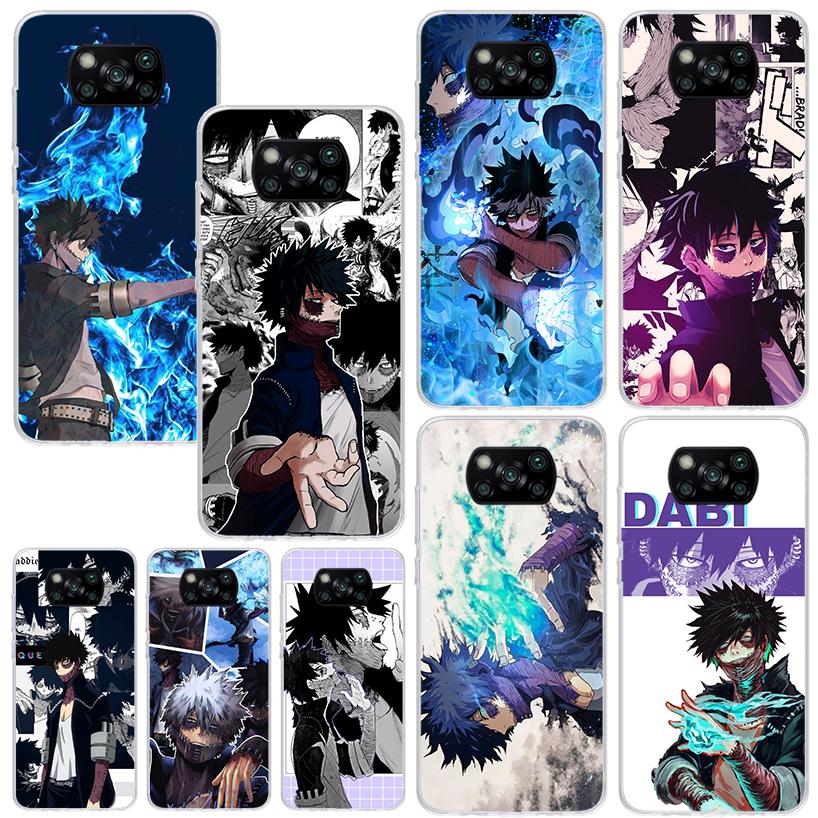 My Hero Dabi Bnha Phone Case For Xiaomi Poco X7 X6 X5 M7 M8 Pro F7 Ultra Redmi 15C 15 13C 13 12C 12 10 10C 10A Art Fundas Poco X
