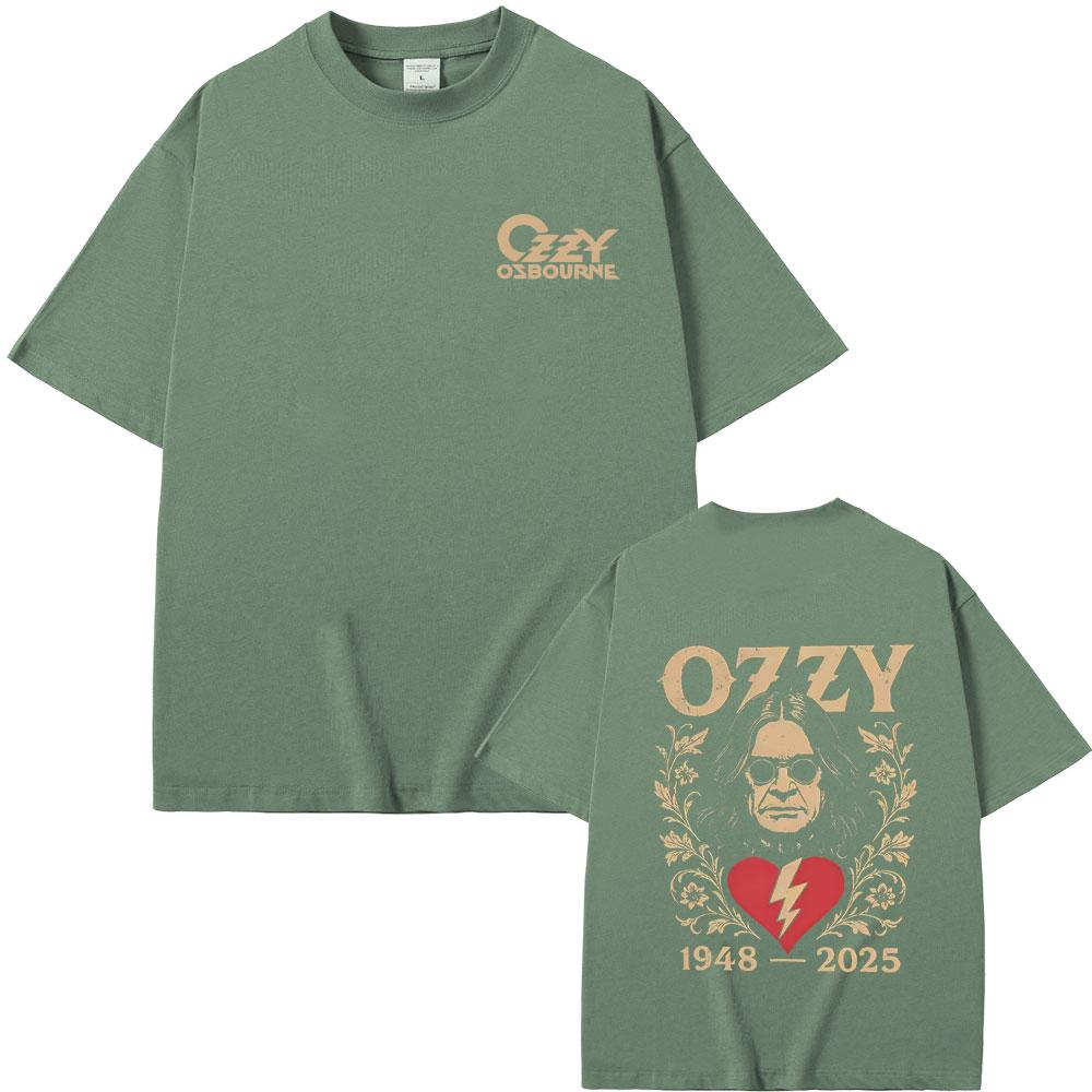 

Heavy Metal Rock Band Black Sabbath Ozzy Osbourne Merch Tshirt Men Women Vintage Oversized Streetwear Male Fashion Casual Tops 4XL
