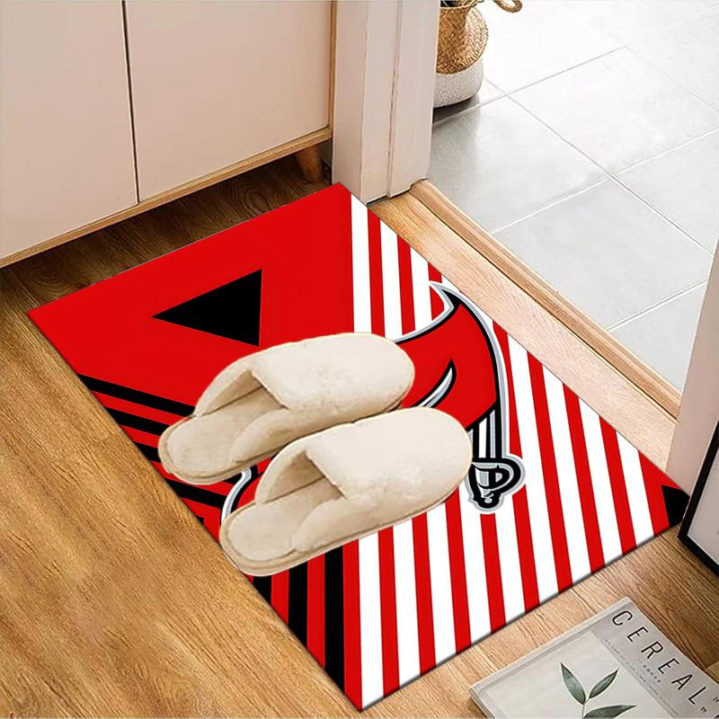 Buccaneers Team Spirit Rug Game Carpet, Floor Mat for Bedroom Living Room Entryway Rug, Home Decor Idea Gift for Christmas Birthday