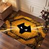Wolverhampton Wanderers Football Print Crystal Velvet Rug, Comfortable Water Absorbent Non Slip Indoor Floor Carpet
