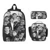 3Pcs Edward Cullen Homage Twilight School Bags Set for Children Pencil Boxes Backpack Sets with Lunch Box For School