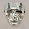 Glitter Masquerade Face Mask Mirror Surface Adult Half/Full Face Mask Metallic Disco Cosplay Costume Mask Night Club Wear