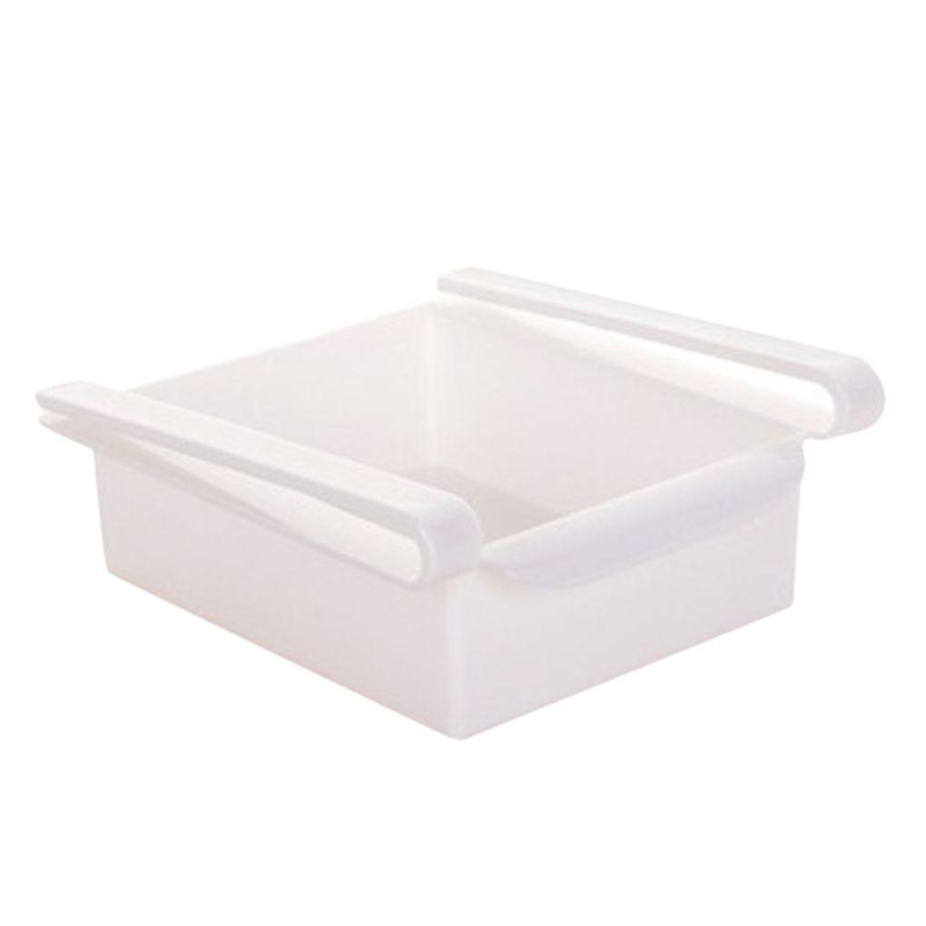 

2шт/комплект пластиковый кухонный холодильник морозильник экономит место органайзер для хранения стеллаж полка держатель ящик белый