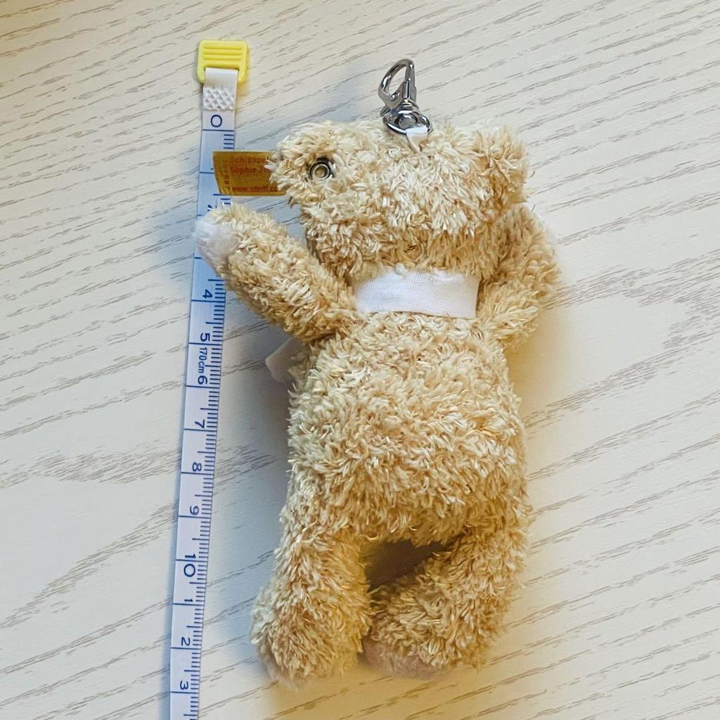 [USED] Steiff Teddy Bear Keychain