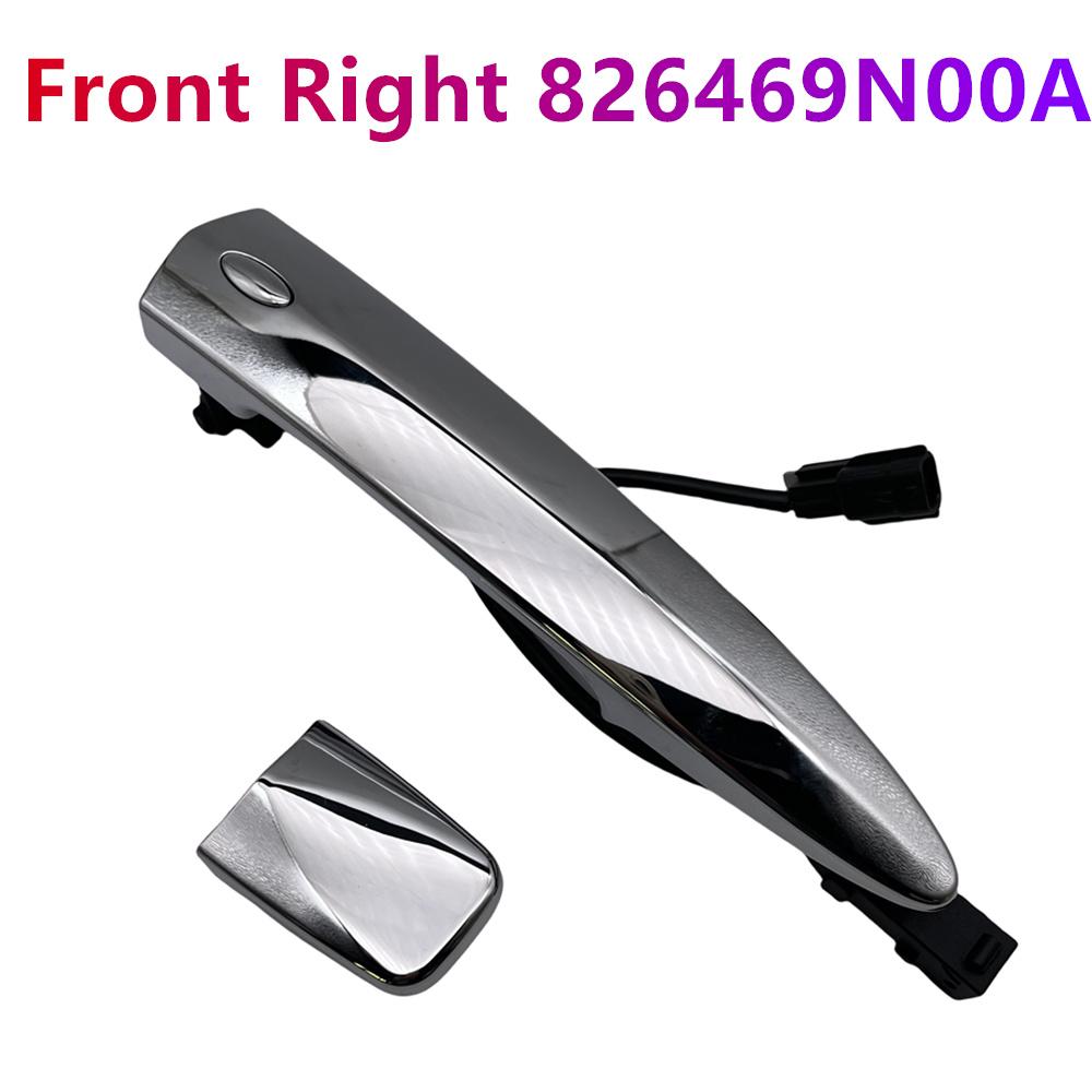 For Nissan Leaf Maxima Murano Sentra 806469N00A Car Front Chrome Exterior Door Handles Silver ABS 826469N00A 806451AA0A