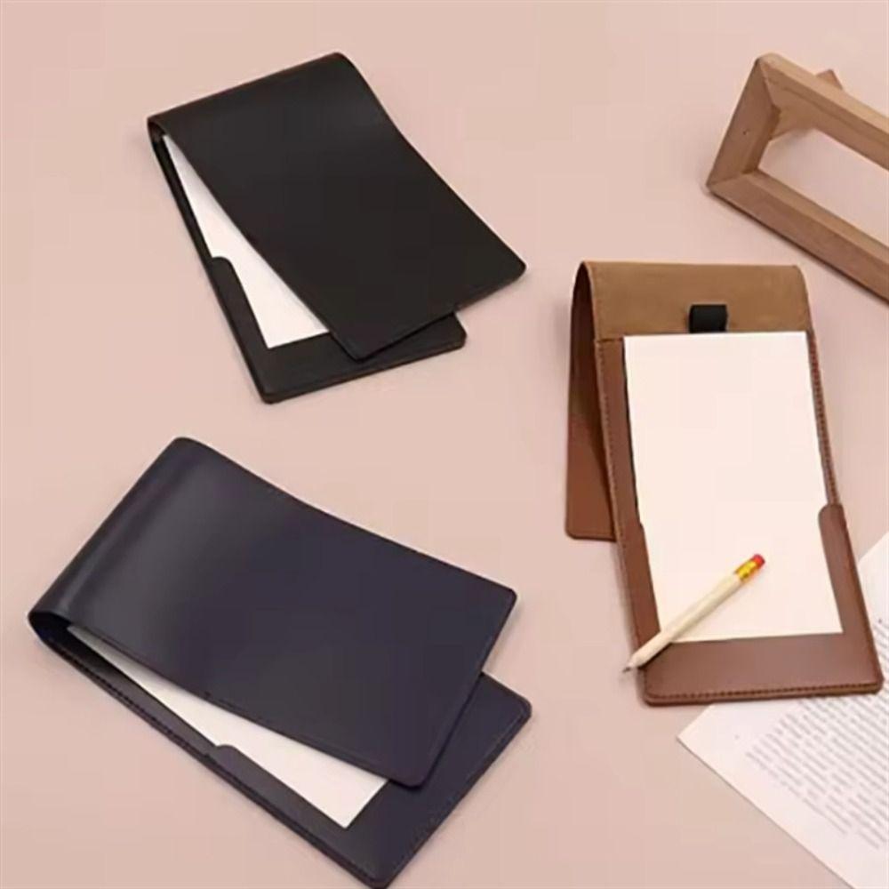 Black Brown Golf Score Book PU Leather Score Notebook Golf Golf Scorecard Holder  Golf Accessories
