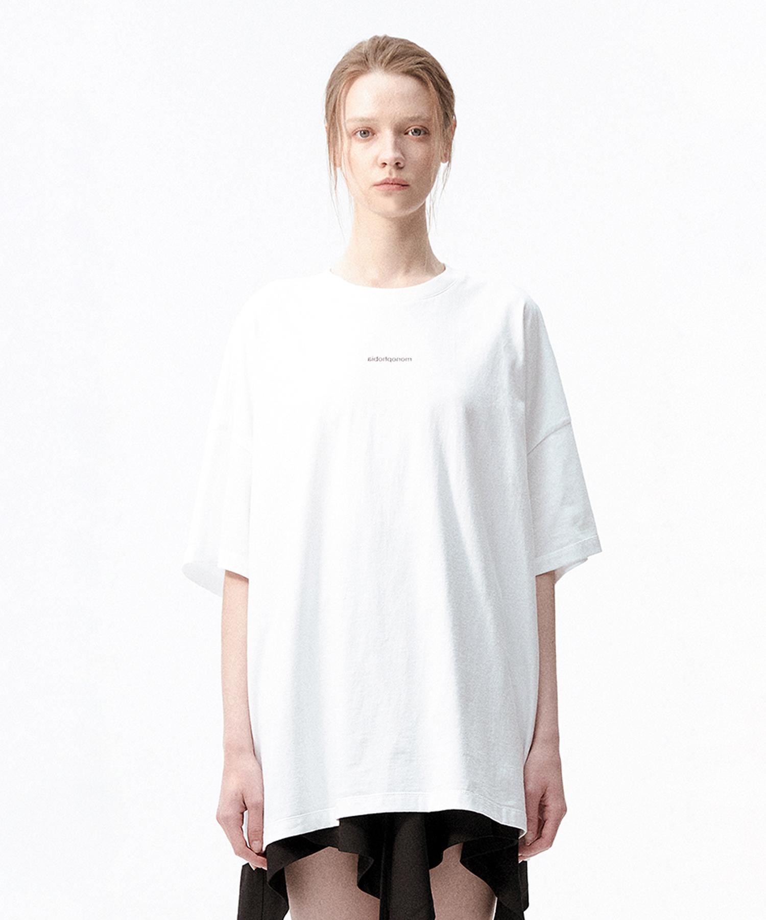 Monophobia Monophobia Reflect Oversized T-Shirt White/Free