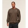 Gymshark Crest Oversized Crew Archive Brown A2c3j Nby8