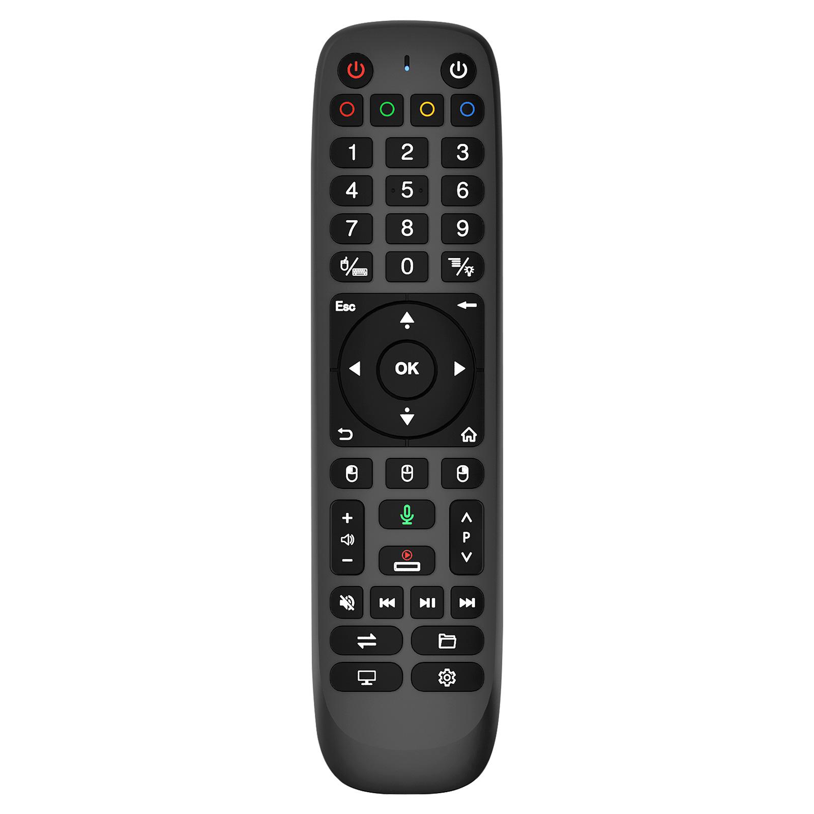 

All in One Smart Universal Remote Control with Air Mouse Wireless BT Remote for Android TV Box Smart TV PC Projector China Mainland