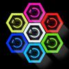 2Pcs Motion Sensor LED Neon Flash Lamp Single/Seven Colors Rim Strobe Warning Lamp  Bicycle Tire
