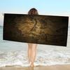 L-Lords Game Rings Microfiber Blanket Quick Drying Beach Towels Oversized Printing Super Absorbent Pool Towel Blanket