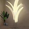 Luminous Banana Leaf Feather Aisle Runner for Wedding Ceremony Decoration