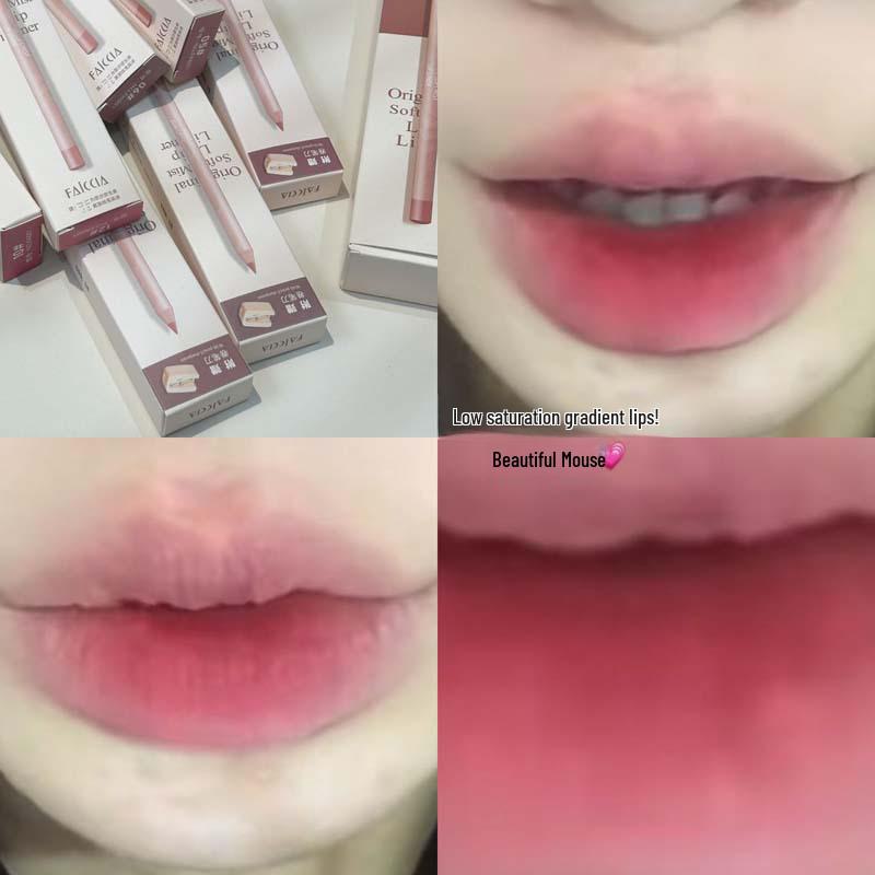 

FAICCIA Original Soft Mist Lip Liner: Матовая, водостойкая, долговечная, устойчивая к выцветанию, подчеркивает форму губ. 1.5g