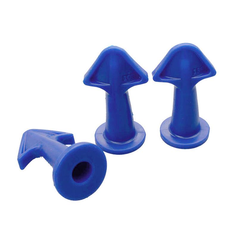 3/6pcs Multi-functional Silicone Sealant Nozzle Scraper Floor Caulking Tools Silicone Sealant Nozzles Kit Home Improvement Set A