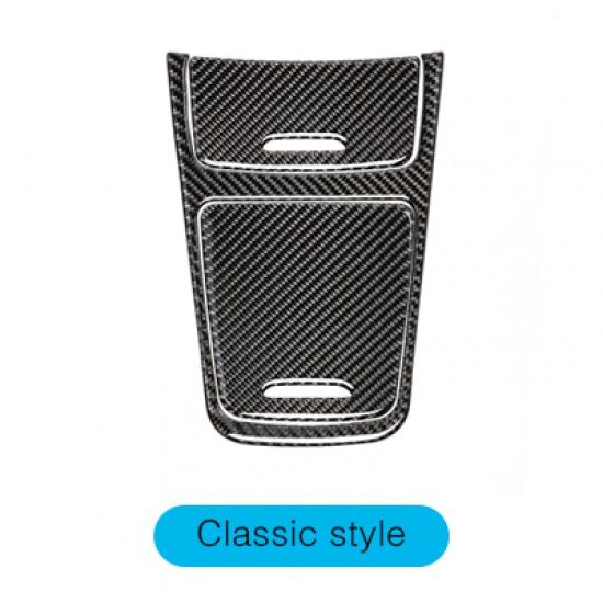 Carbon Fiber For Mercedes Benz W176 A Class CLA GLA Center Console Storage Box Panel Trim Cover Sticker Car Interior