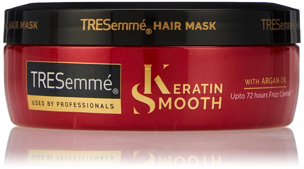 Maschera per Capelli Lisci alla Cheratina Tresemmé 100 ml, Con Olio di Argan