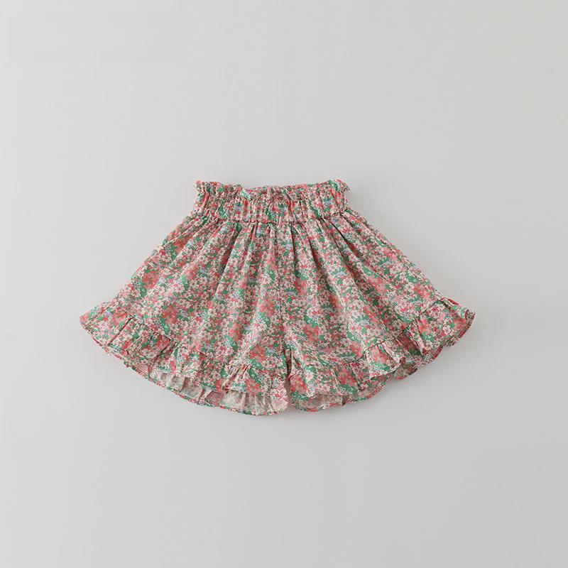 Pantaloni scurți florali de vară 2025 pentru fetițe - Design la modă, versatil, elegant