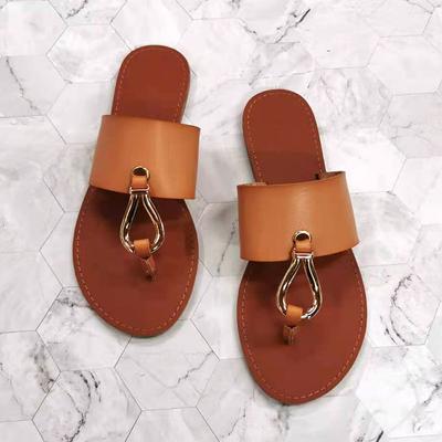 Women Sandals Summer For  Flat Set Foot Fashion Woman Flip Flop Beach Summer Slides Casual Outdoor Ladies Shoes