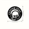 Trendy Custom Metal Headset Wall Art Family Name Sign Flexible Mount Outdoor Holiday Gift Battery Free