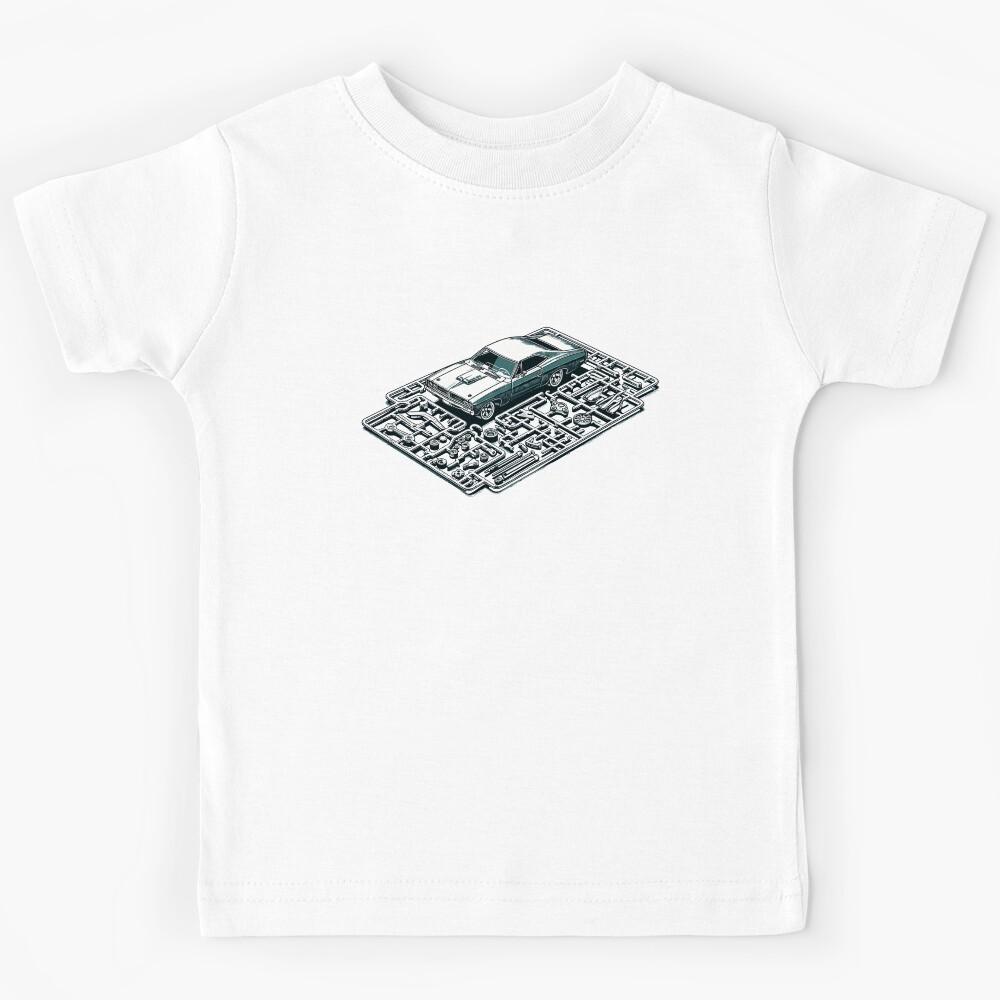 Scale Model Custom Muscle Car Kit Kids T-Shirt 100