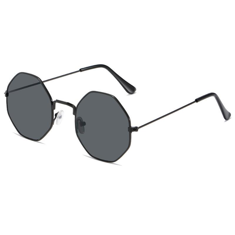 Vintage Star Octagonal Polygon Jelly Sunglasses Men And Women Marine Sunglasses