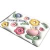 3D Expanding Floral Soft Diatom Mud Absorbent Anti-Slip Bathroom Floor Mat