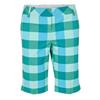 Womens/Ladies Tech Plaid Golf Shorts