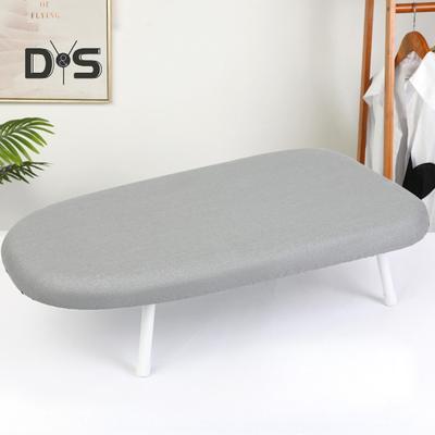 Desktop Ironing Board with Foldable Legs Removable Heat-Resistant Cover Anti-slip Home Laundry Room Dorm Portable Mini Ironing Board