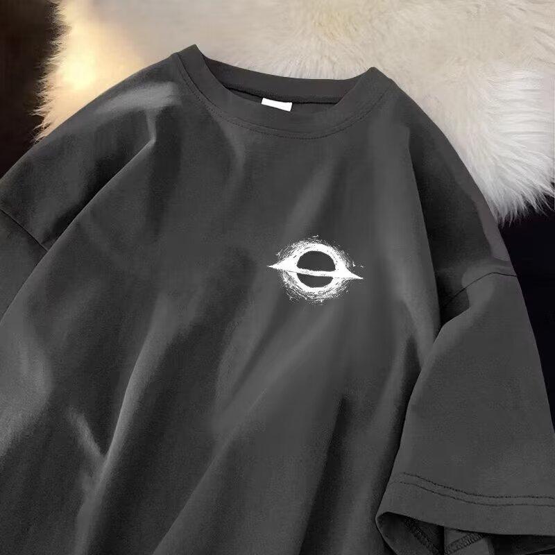 New Short Sleeved T-Shirt For Men In Summer, Korean Style Trend, Simple Half Sleeved Top, Hong Kong Style Loose Casual Brand T-Shirt