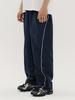 PHYSICAL DEPARTMENT Line Piping Track Pants Navy