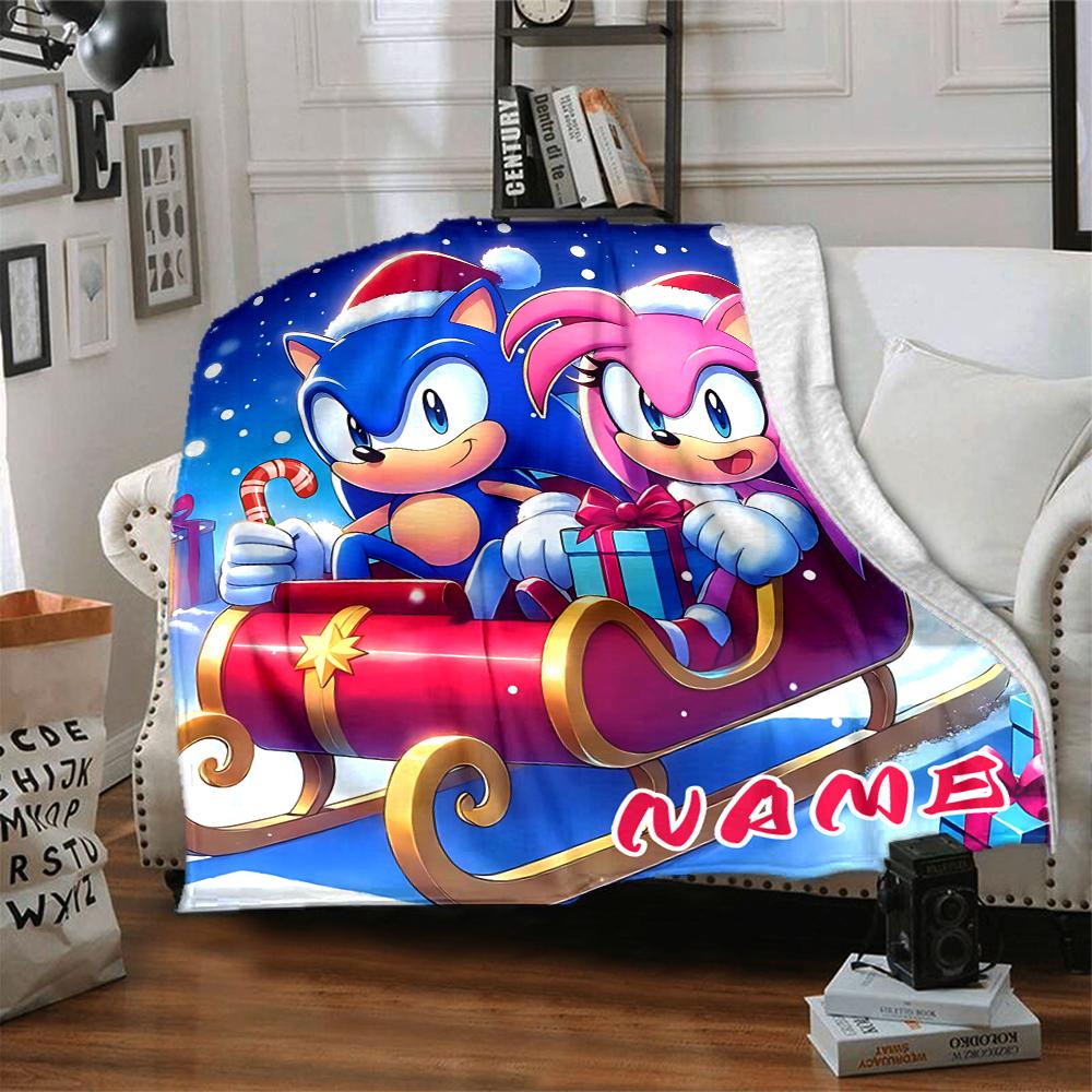 Custom 1pc Sonic Adventure: Chaos Blanket, Soft And Comfortable Blanket, Casual Warm, Camping Travel Blanket, Birthday Gift Q912176