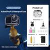 SOONPHO  60M Action Camera Waterproof Cas for DJI Osmo Action4/3/5 Pro Sports Protective Camera Accessories