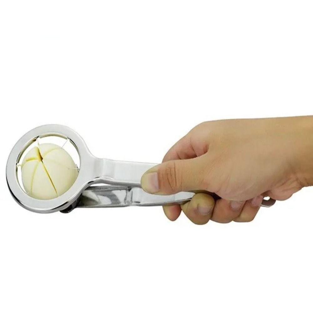 With Handle Egg Slicer Stainless Steel Food Splitter Food Grade Egg Cutter  Fruit