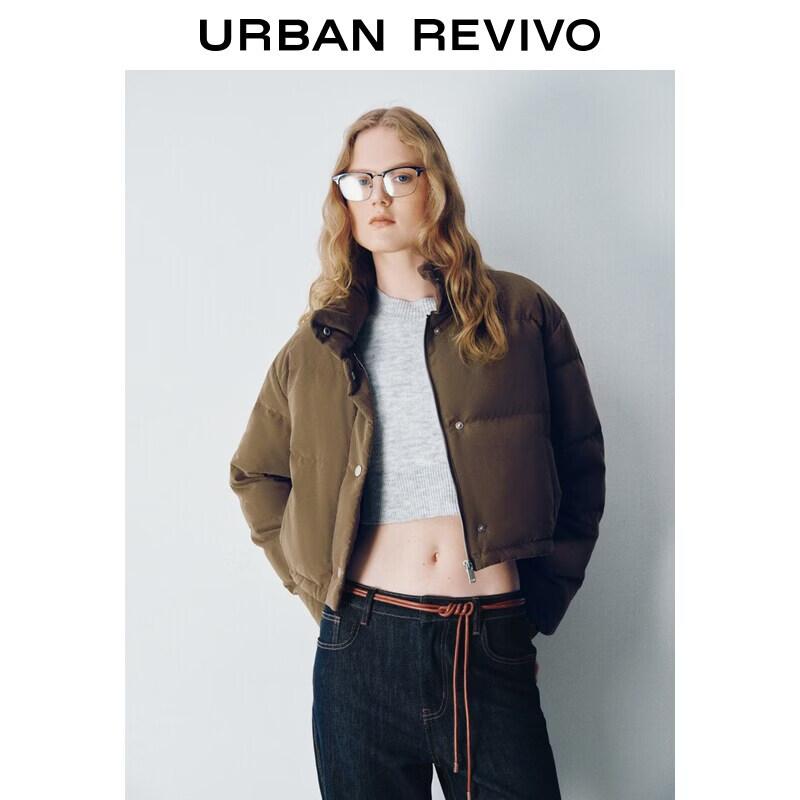 UR Women's Stand Collar Short Down Jacket