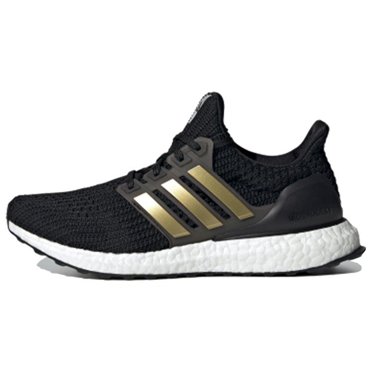 New Adidas Ultraboost 4.0 Dna 'Black Gold Metallic' Women's FY9334