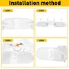 RV LED 12V Ceiling Double Fixture Dome for Light Camper Trailer RV Marine 700LM