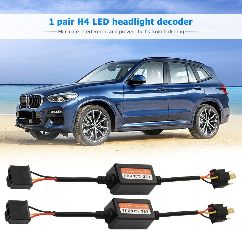 1 Paar Auto LED Decoder Canbus Plug and Play H4 Glühbirnen Widerstand Hochleistungs-LED Scheinwerferlampen Widerstand Decoder 12V 35W