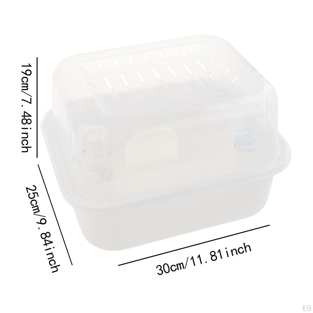 Hamster Cage Habitat Ventilation Creative Easy to Clean Small Animal House for Mice