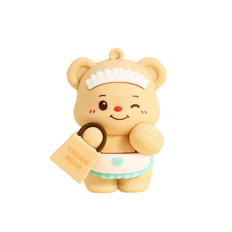 Authentic Butter Bear Ornaments: Creative Decor for Office or Car, Ideal Small Gifts