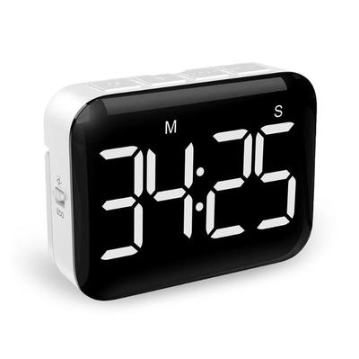 3Life Digitaler Timer, 3 Befestigungsmethoden, LED-Zähler, Alarm, Erinnerung, manueller elektronischer Countdown für das Kochen, Duschen, Studium