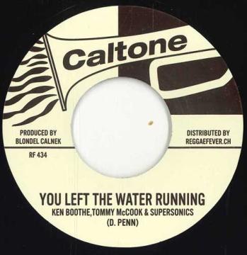 

7-дюймовая пластинка KEN BOOTHE, TOMMY MCCOOK, SUPERSONI - You Left The Water Running / Restle RF434 Caltone/Reggae 2025 Европа Регги, Ска и Даб