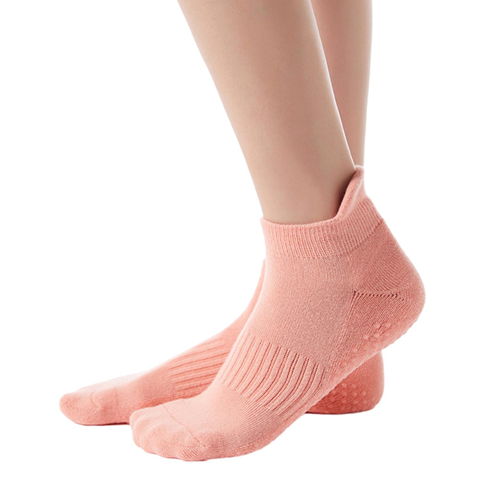 

Fall Prevention Yoga Grip Socks Cotton Assorted Color High Elasticity Suitable for For Pilates And Dance Fall Prevention разноцветный