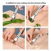 Stainless Steel Scallion Slicer Shredded Green Onion Slicer Multifunctional Household Vegetable Cutter Tools Kitchen Gadgets