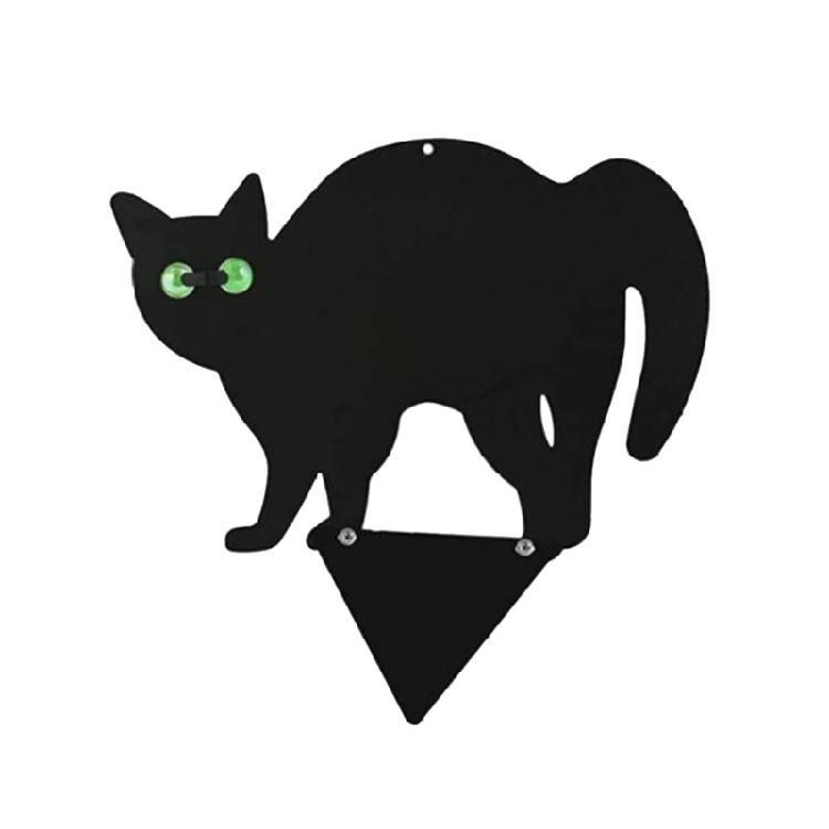 Kattstaty Konstdekorer Trädgård Svart Kattdekorationer Djurform Gårdsdekorationer