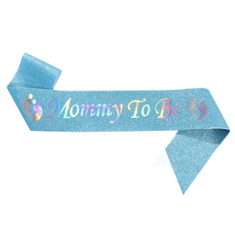 Baby Shower Sash Mommys to Be Sash Adjustable 3Color for Gender Reveal,Welcome Baby,Baby Sprinkle Ideals Mom and Dad Gift