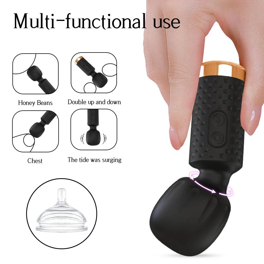 Powerful Mini AV Vibrator Magic Wand Clitoris Stimulator Sex Toys for Women G spot Massager Adult Female Sex Erotic Product 18+